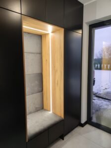 Meble na wymiar - zabudowa wiatrołap 6