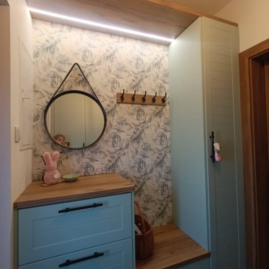 Meble na wymiar - zabudowa wiatrołap 13