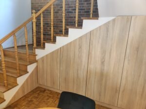 Meble na wymiar - zabudowa pod schodami 3